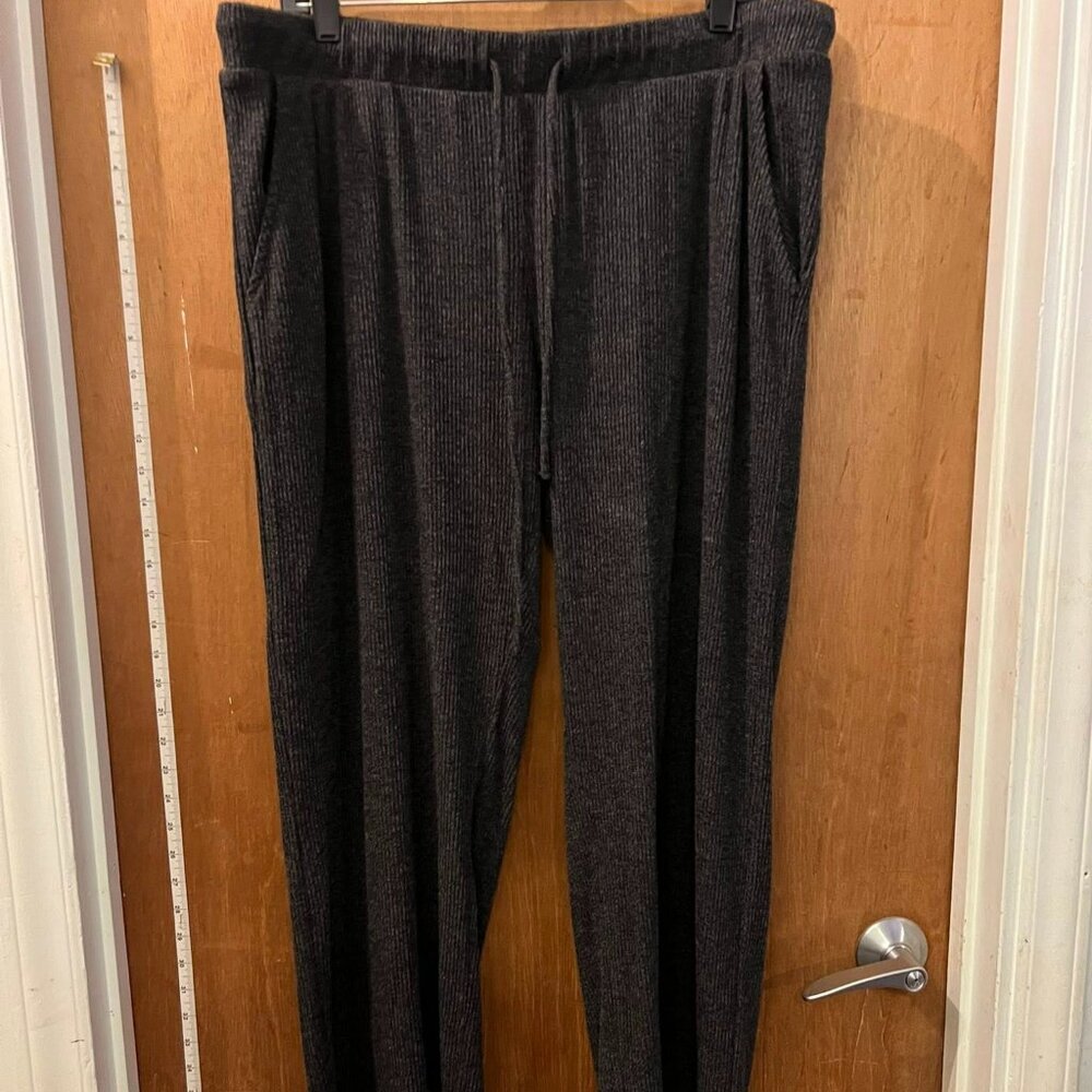 Size XXL - Astrologie - Gray Ribbed Knit Pants